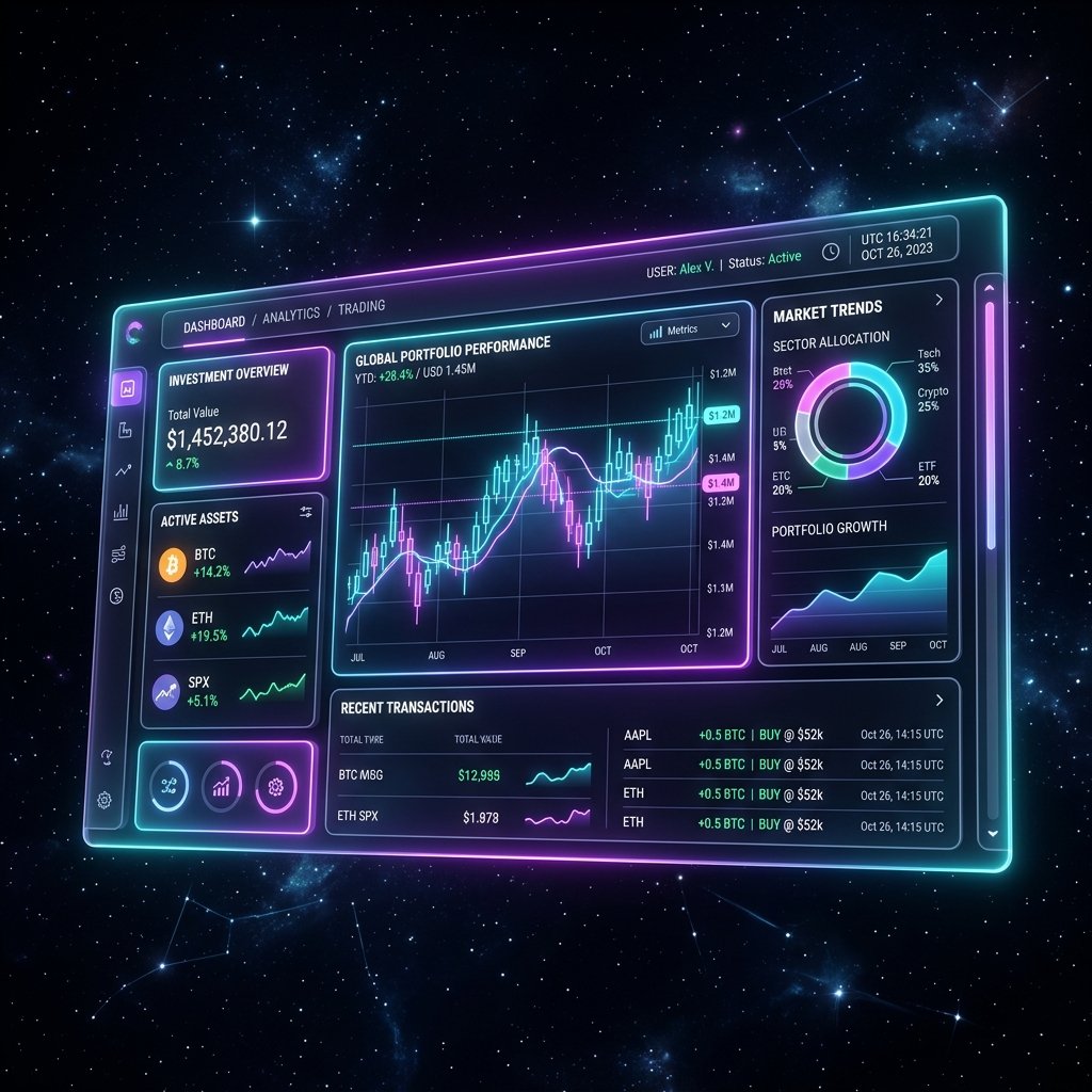 Fintech Dashboard Preview